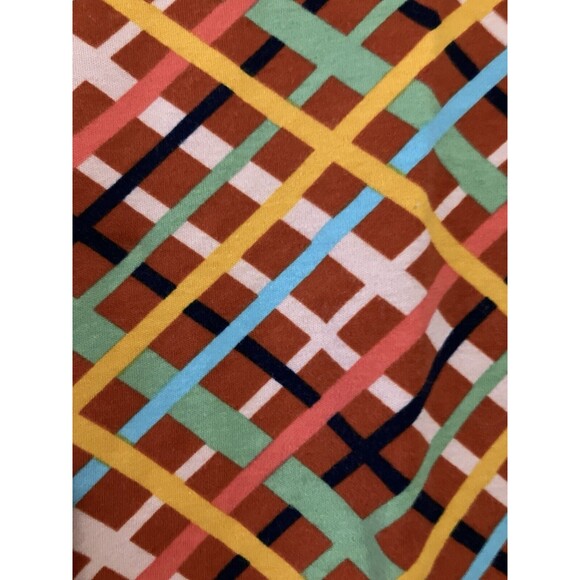 Kim Rogers Womens Multicolor Striped 3/4 Sleeve Blouse 100% Cotton Size Medium - Picture 3 of 7